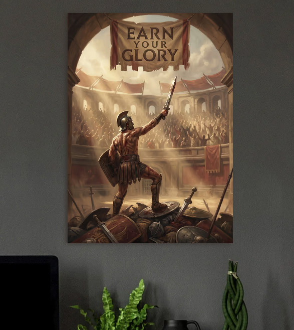 Gladiator Earns Glory in Arena
